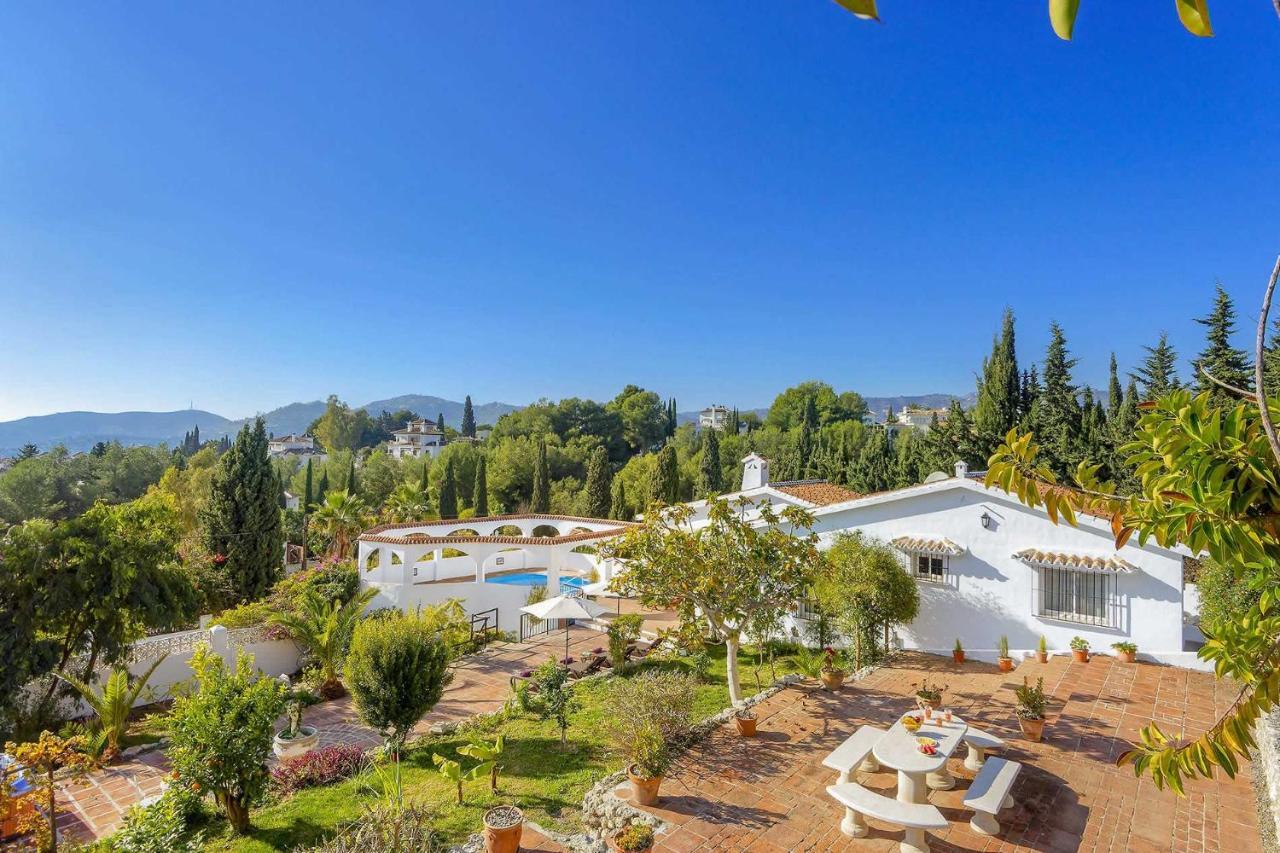 Private Heated Pool, Jacuzzi & 1225M2 Garden In Villa Cipreses Frigiliana Buitenkant foto