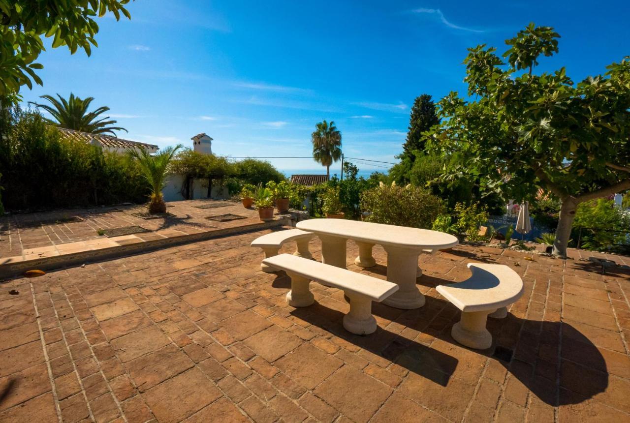Private Heated Pool, Jacuzzi & 1225M2 Garden In Villa Cipreses Frigiliana Buitenkant foto
